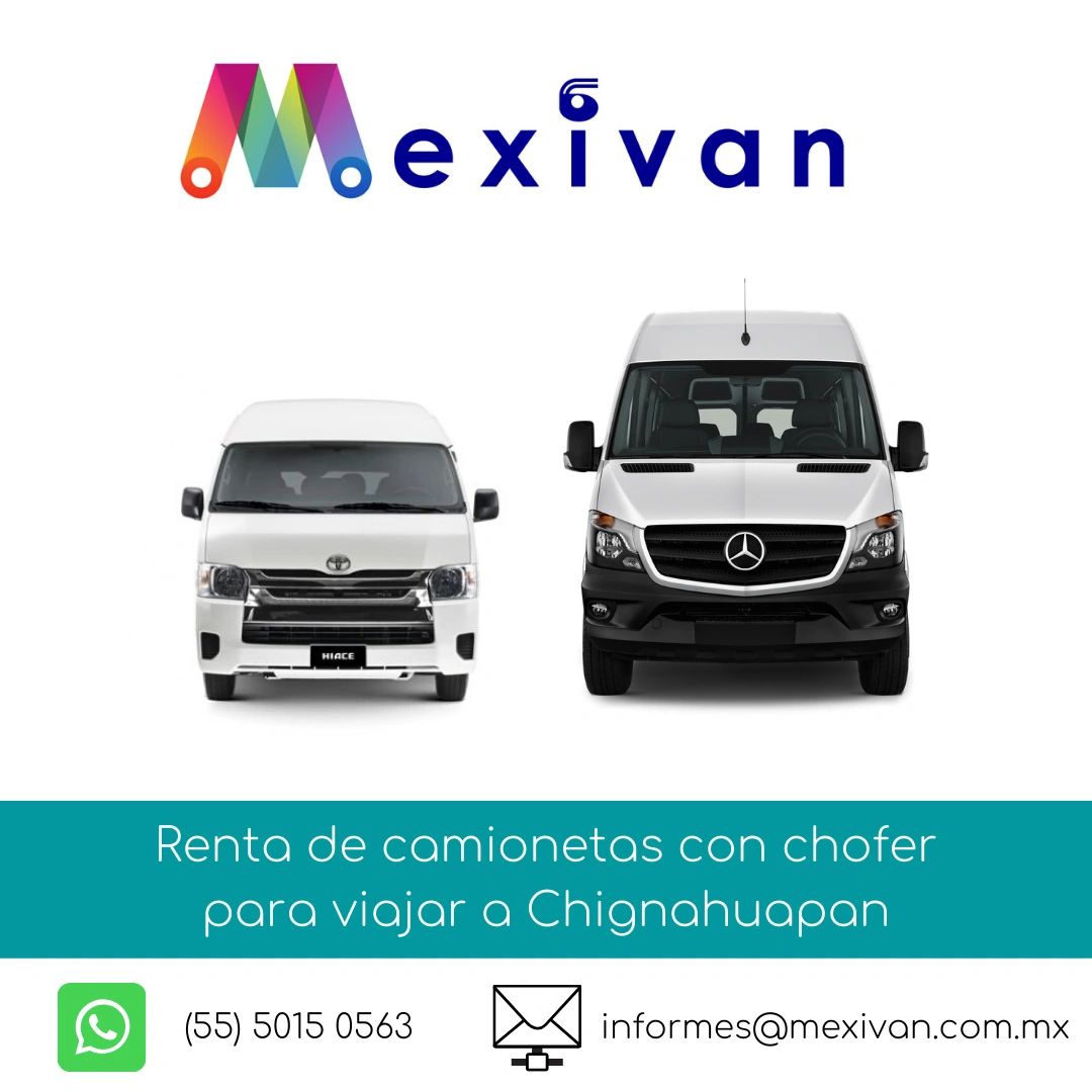 Renta de de turismo para viajes a Chignahuapan